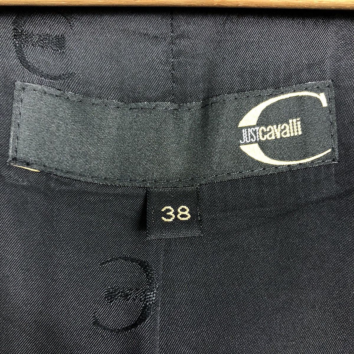 Japanese Brand 📌Iconic Black Double Breast Coats Jacket Just Cavalli Size US M / EU 48-50 / 2 - 18 Thumbnail