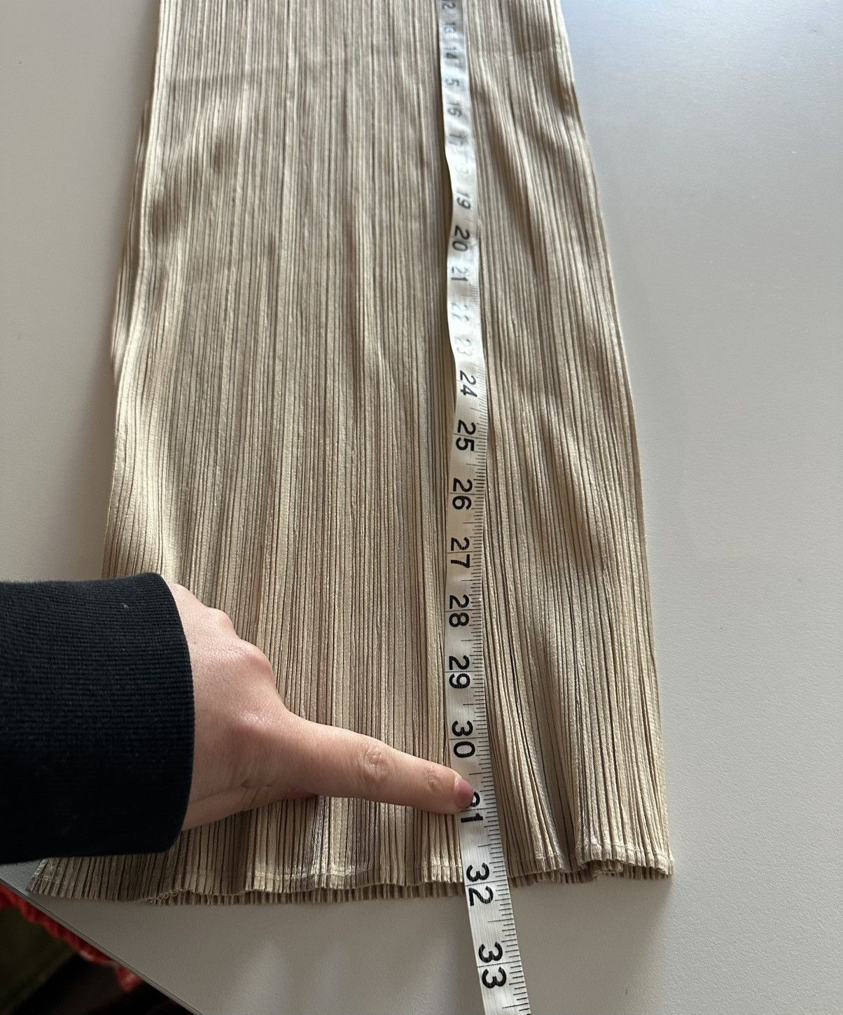 Pleats Please Issey Miyake Issey Miyake Tan Pleats Please Mini Dress Minimalist Japan Size ONE SIZE - 4 Thumbnail
