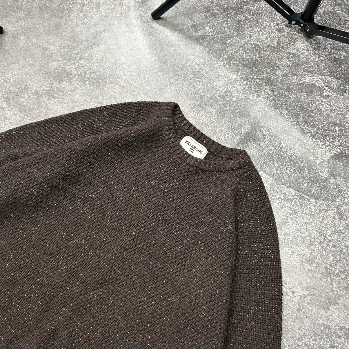 Billabong Mens Billabong small logo basic streetwear brown sweater Size US M / EU 48-50 / 2 - 2 Thumbnail
