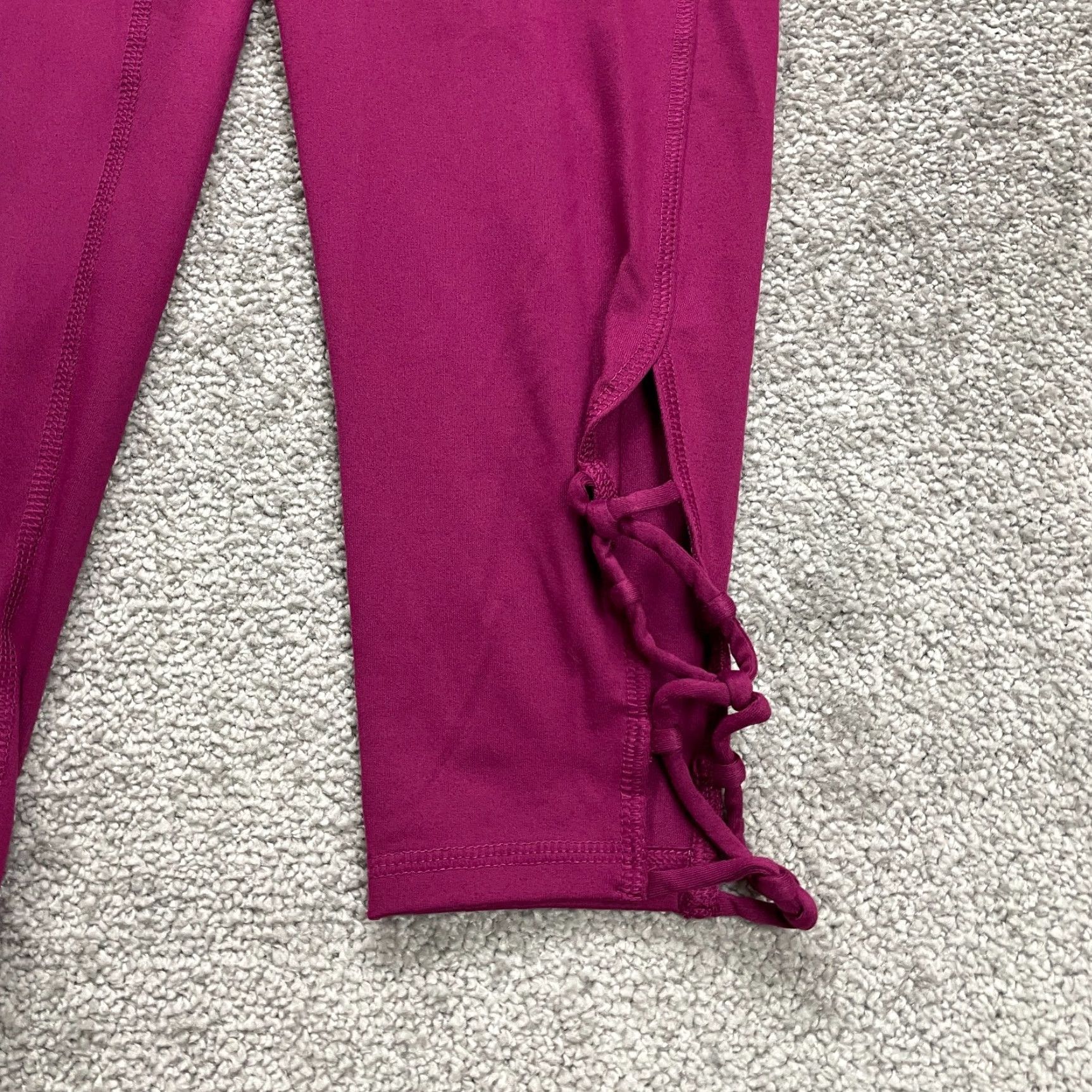 Champion C9 By Champion Cropped Leggings Womens Small Purple Mid Rise Active Yoga 26x21 Size 28" / US 6 / IT 42 - 7 Thumbnail