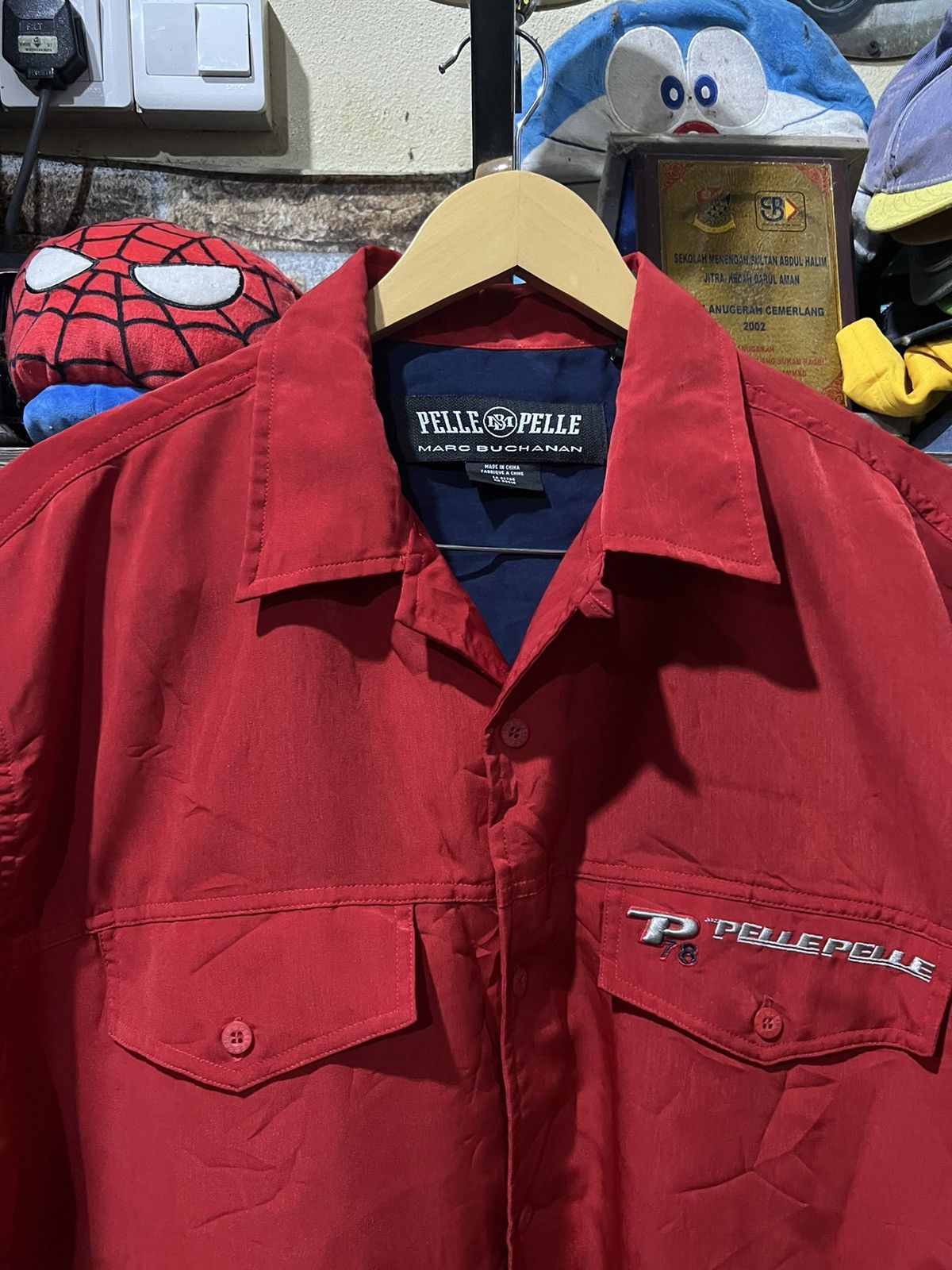 Pelle Pelle 🔥Pelle Pelle Marc Buchanan Short Sleeves Shirt Size US XL / EU 56 / 4 - 4 Thumbnail