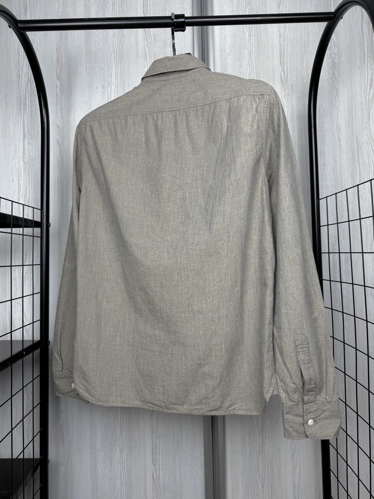 Allsaints Allsaints Takatsu Long sleeve Japanese half buttoned shirt S Size US S / EU 44-46 / 1 - 7 Thumbnail