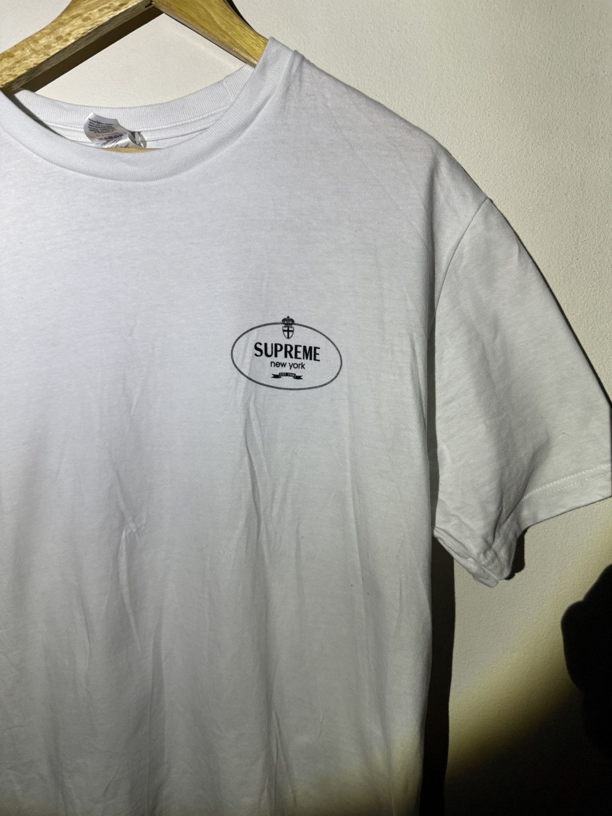 Supreme Supreme white tee Size US M / EU 48-50 / 2 - 2 Thumbnail