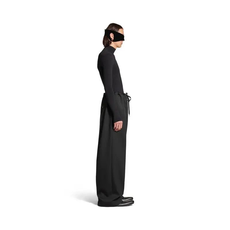 Balenciaga o1w1db11225 Tailored Pants in Black Size US 34 / EU 50 - 3 Thumbnail