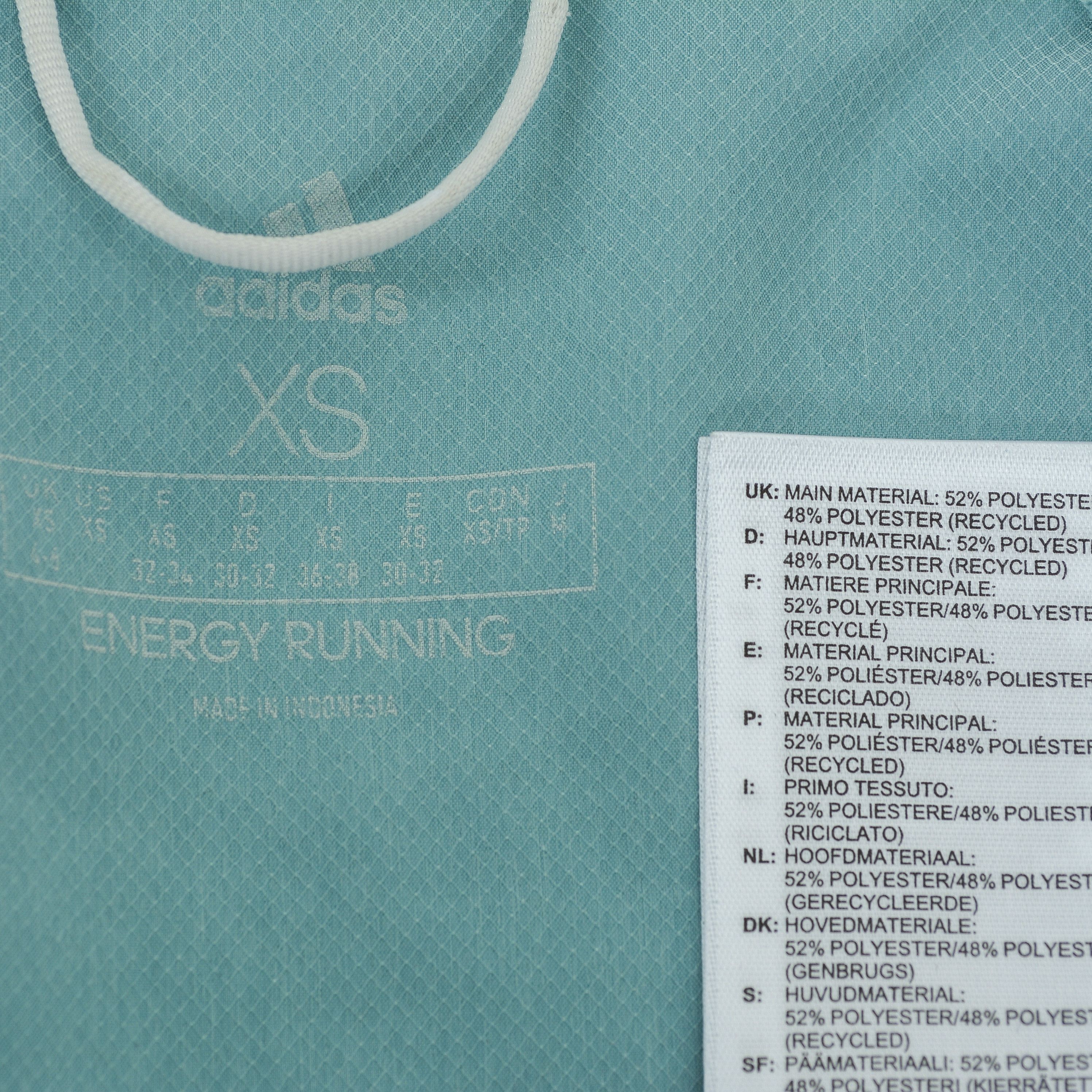 Adidas Energy Running Women XS Tracksuit Jacket Sweatshirt Jumper Size XS / US 0-2 / IT 36-38 - 5 Thumbnail