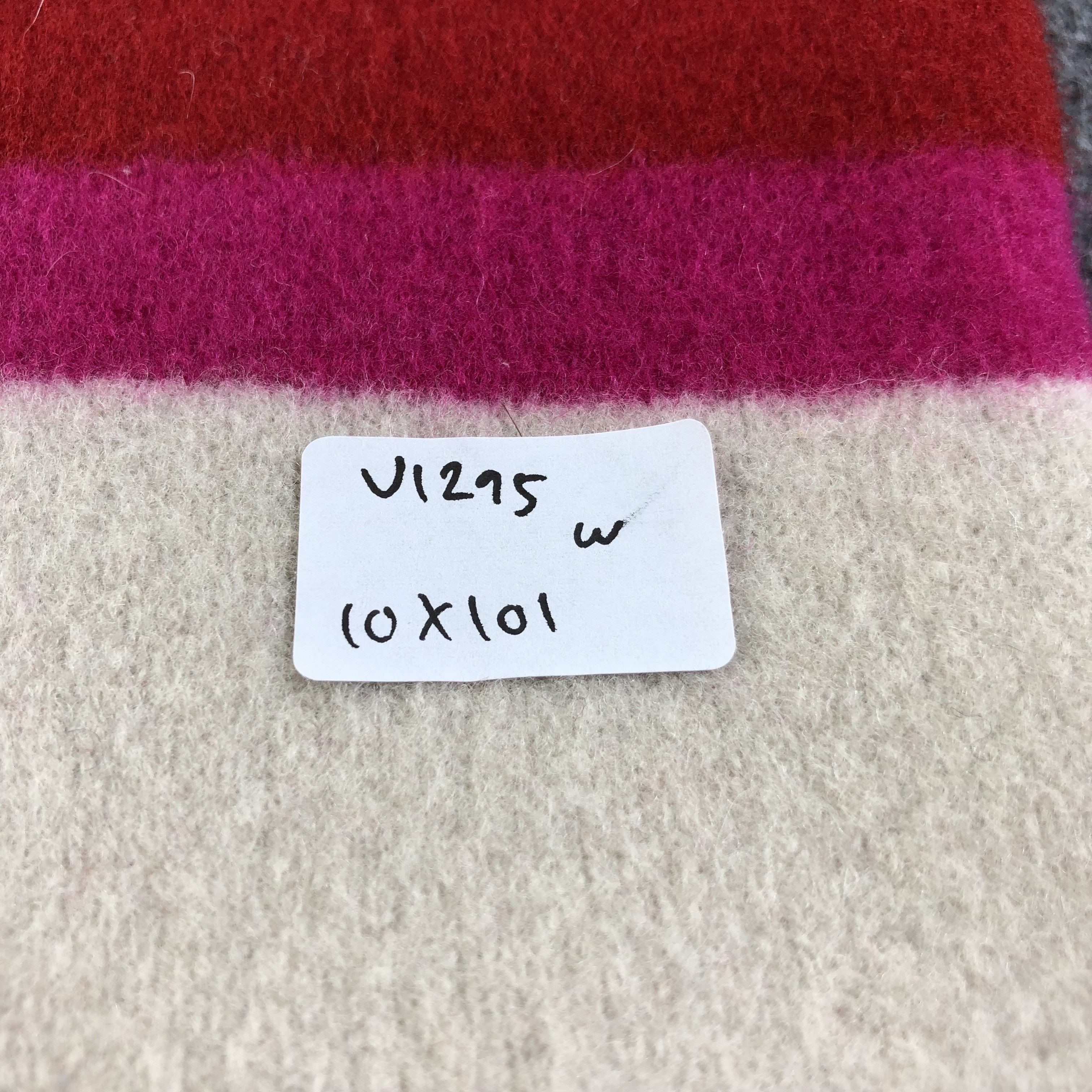 Vintage Jo Gordon Striped Long Wool Scarf Muffler V1295 Size ONE SIZE - 7 Thumbnail
