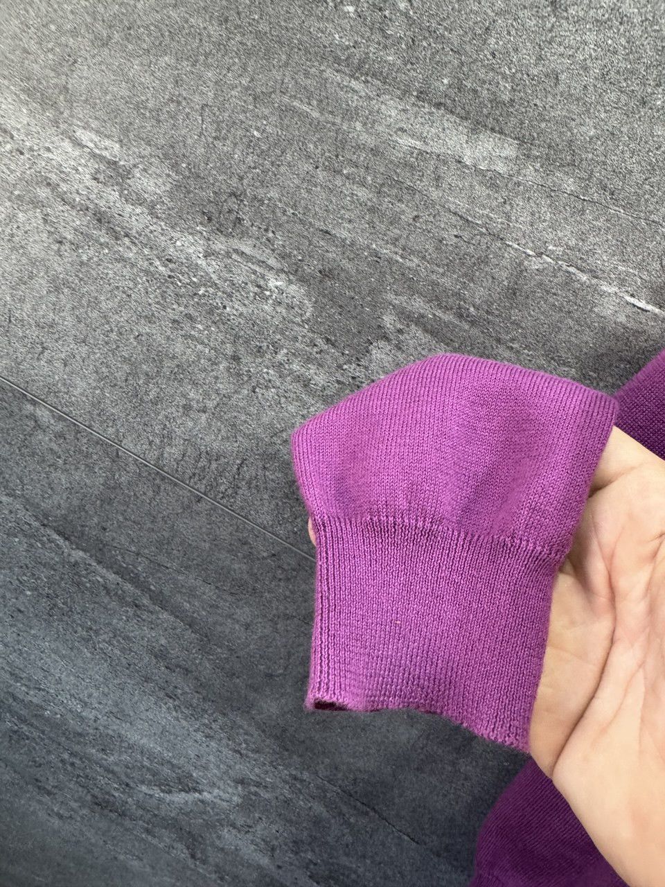Prada Prada Merino Cotton Wool Purple Sweater Size US L / EU 52-54 / 3 - 11 Thumbnail