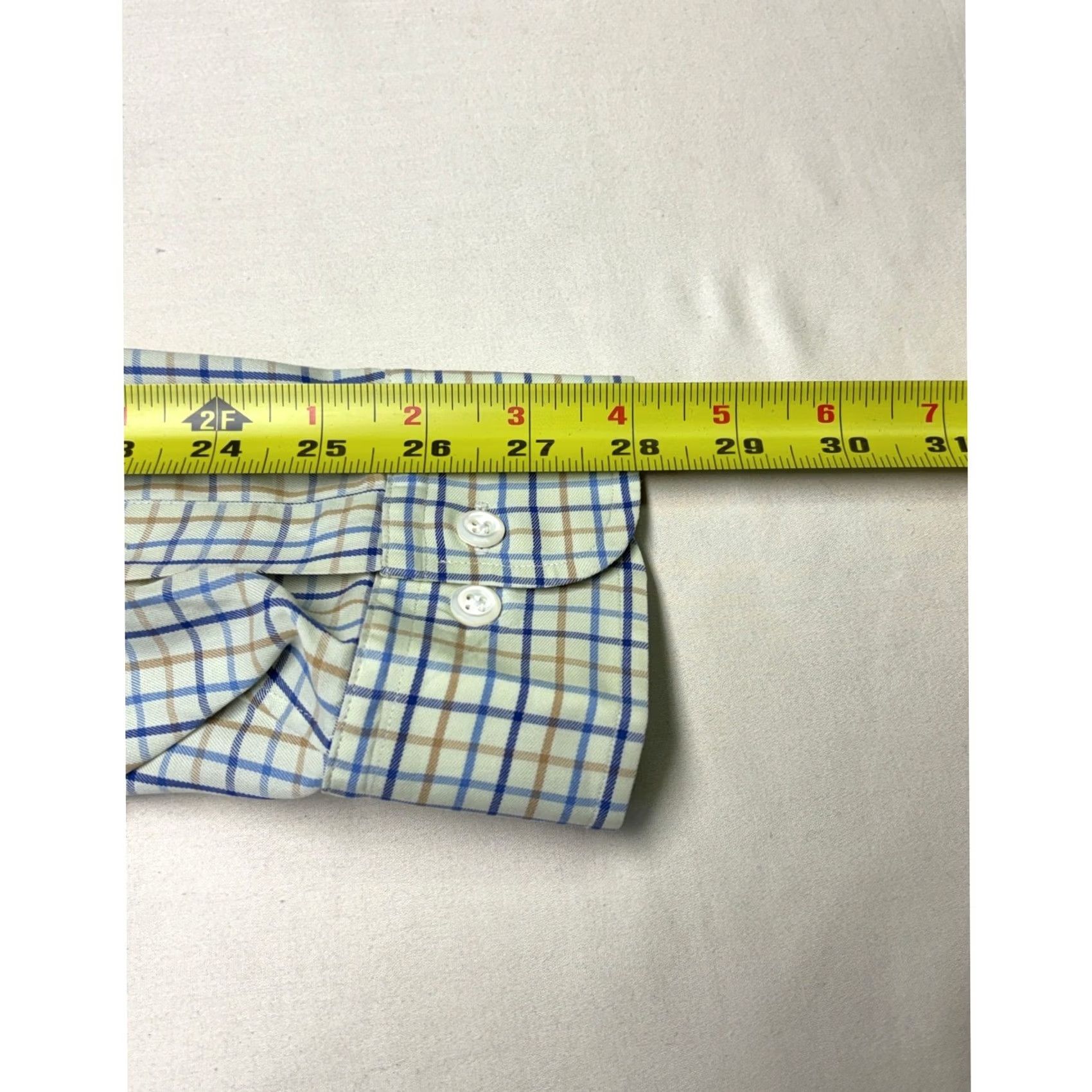Brooks Brothers VINTAGE Brooks Brothers Mens XL Long Sleeve Button-Down Shirt Plaid Check Woven Italy Size US XL / EU 56 / 4 - 8 Thumbnail