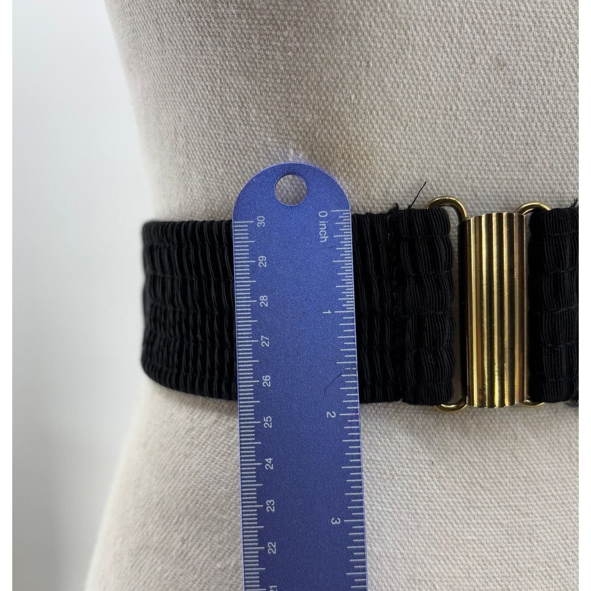 Other Vtg Cummerbund Belt Women's Puffy Fabric Belt Brown Tan OS Size ONE SIZE - 8 Thumbnail