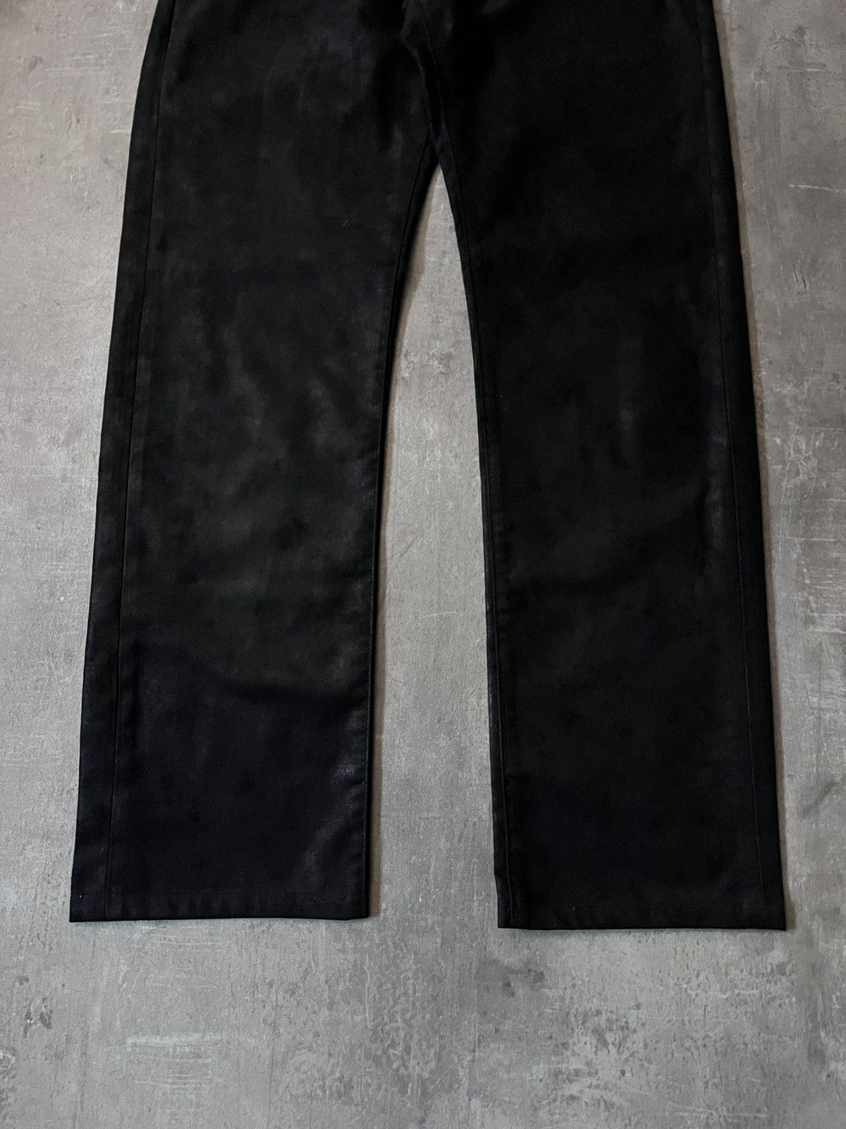 Dior Dior Homme A/W 08 by KVA Glitter pantas black moleskin Size US 33 - 5 Thumbnail