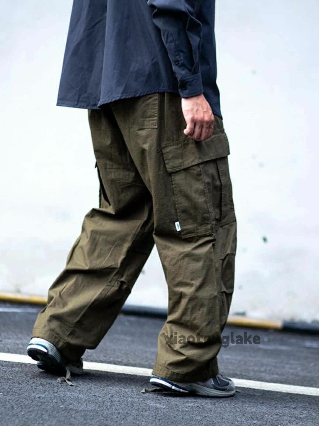 military utility outdoor loose baggy hiphop cargo pants