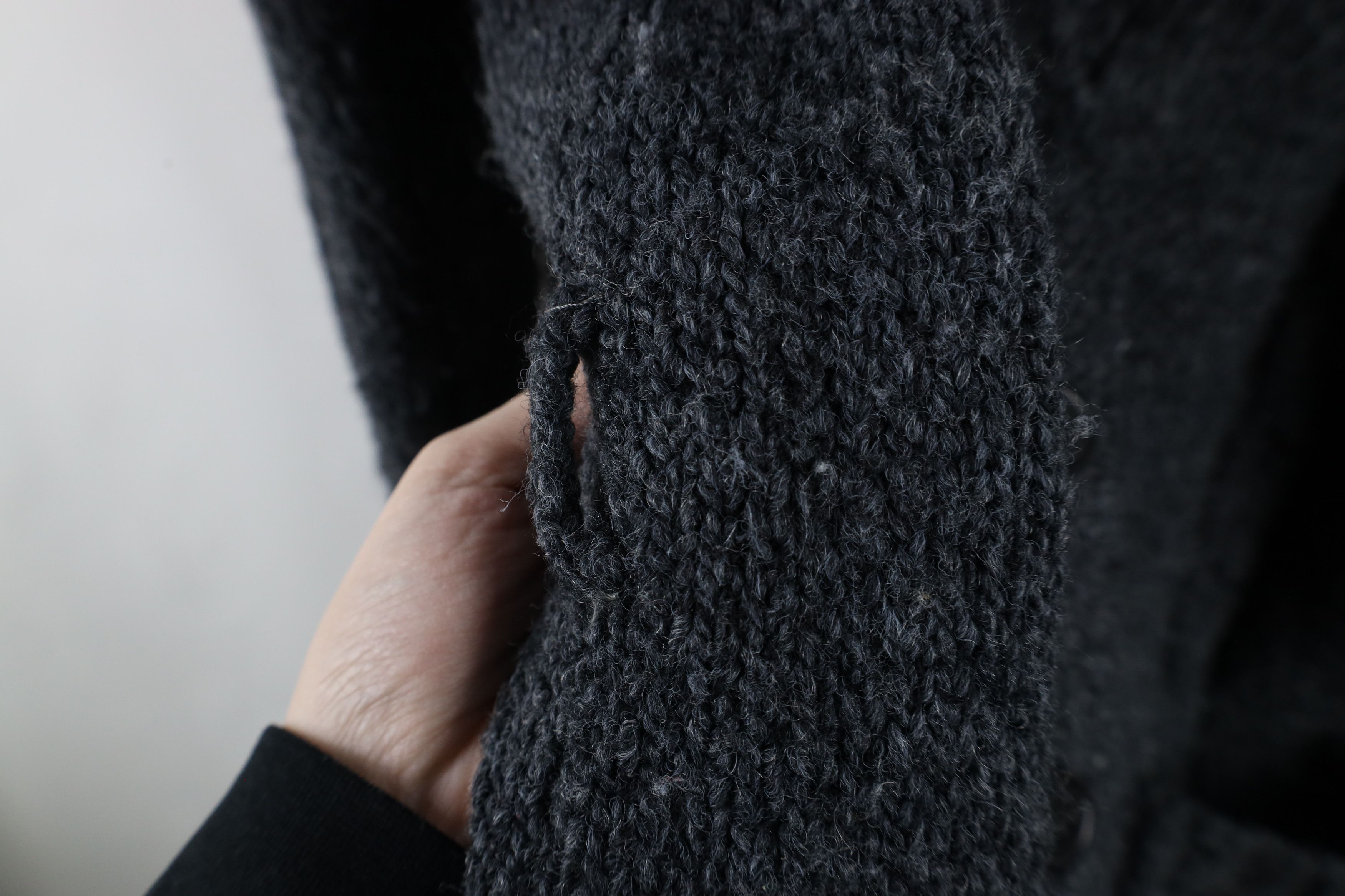 Vintage Vintage 90s Streetwear Blend Cable Knit Cardigan Sweater Size M / US 6-8 / IT 42-44 - 5 Thumbnail