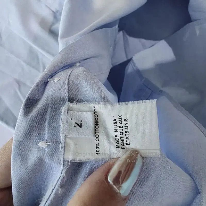 Thom Browne Blue Cotton Women's Shirt .