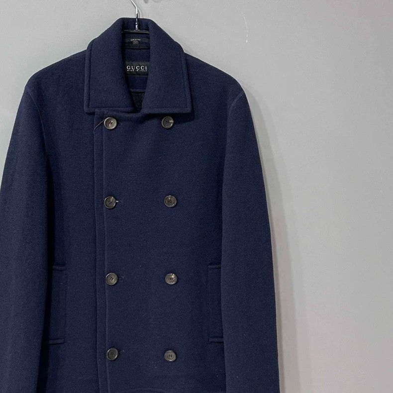 Gucci Gucci Double-breasted lapel tweed coat Size US S / EU 44-46 / 1 - 2 Thumbnail