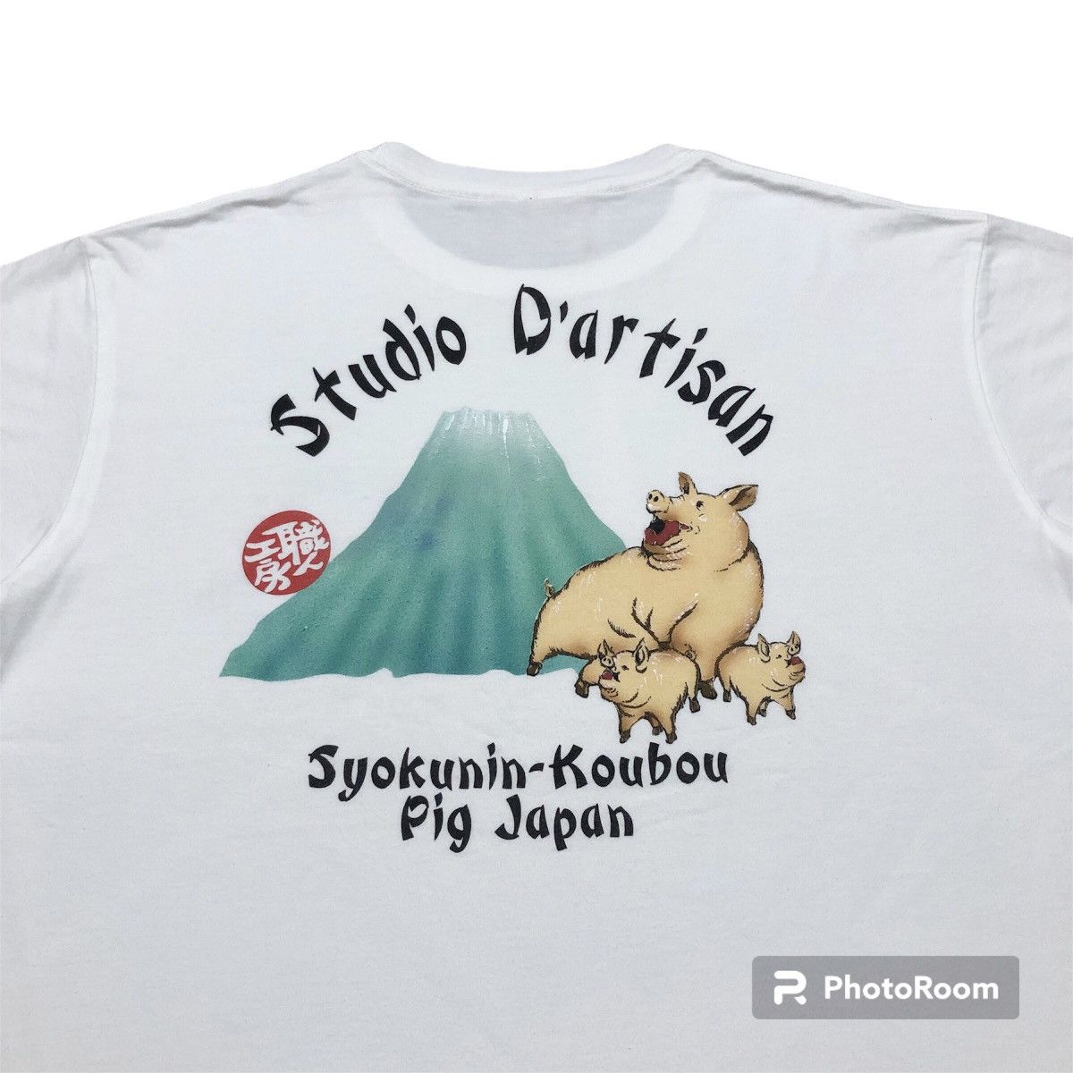 Japanese Brand × Studio D'Artisan Rare‼️🔥Studio D'Artisan Syokunin-Koubou Pig Japan T-Shirt Size US S / EU 44-46 / 1 - 7 Thumbnail