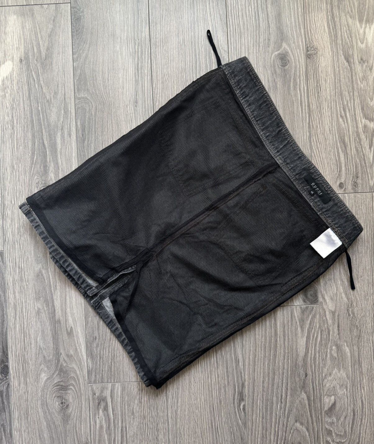 Gucci × Tom Ford Gucci by Tom Ford Old Money Denim skirt Size 32" / US 10 / IT 46 - 8 Thumbnail