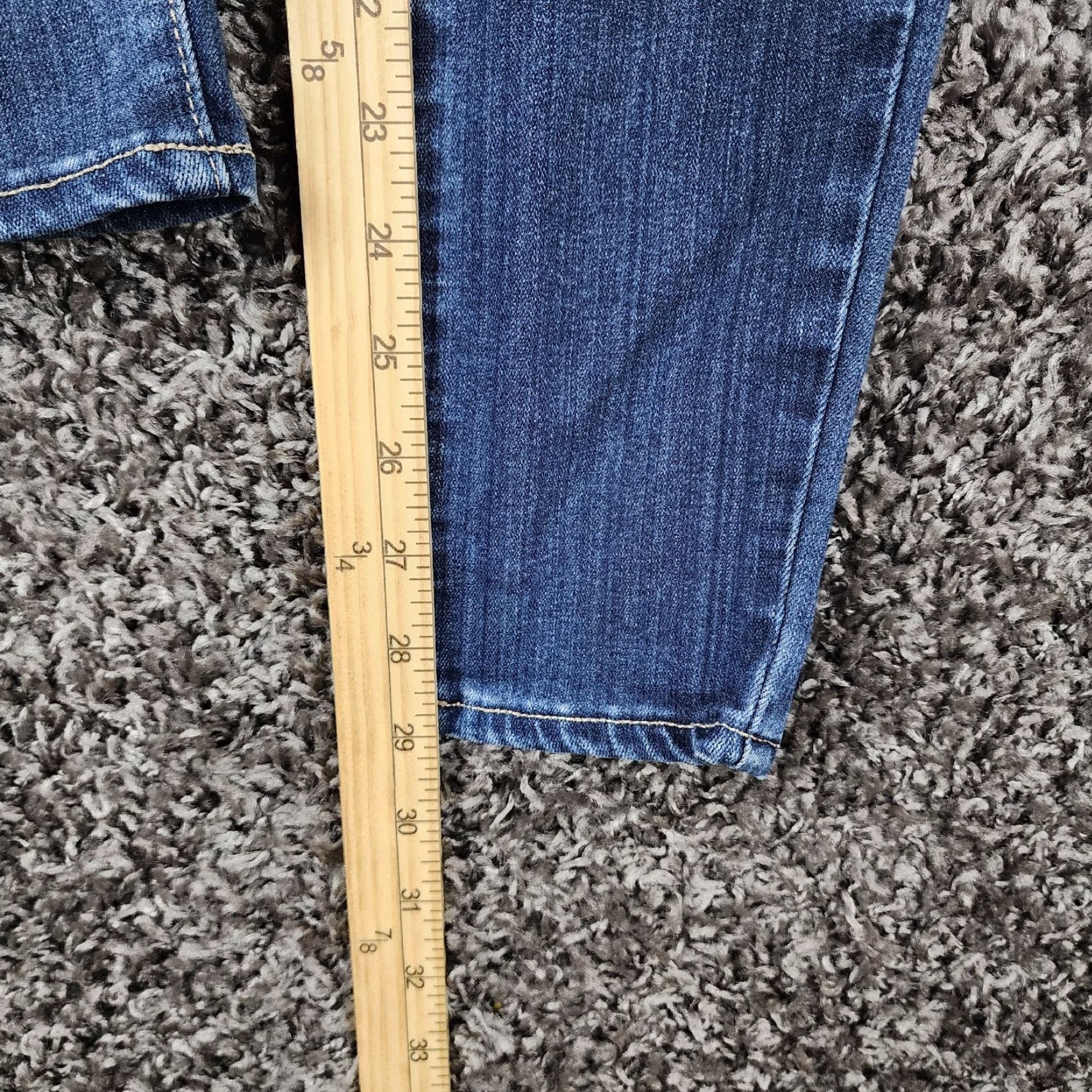 Paige PAIGE Verdugo Ultra Skinny Stretch Jeans Women Size 27 Blue Regular Size 27" / US 4 / IT 40 - 6 Thumbnail