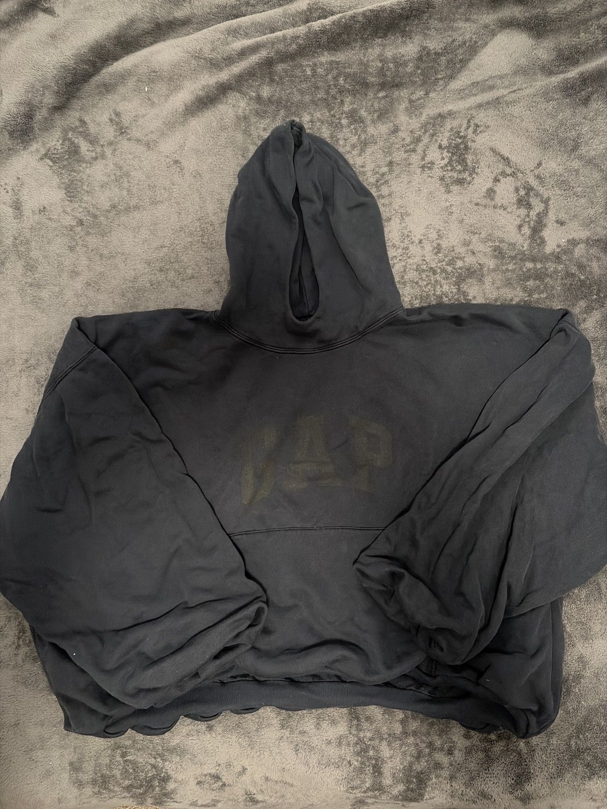 Kanye West DONDA SLAM HOODIE - SIZE L - WASHED BLACK - FREE