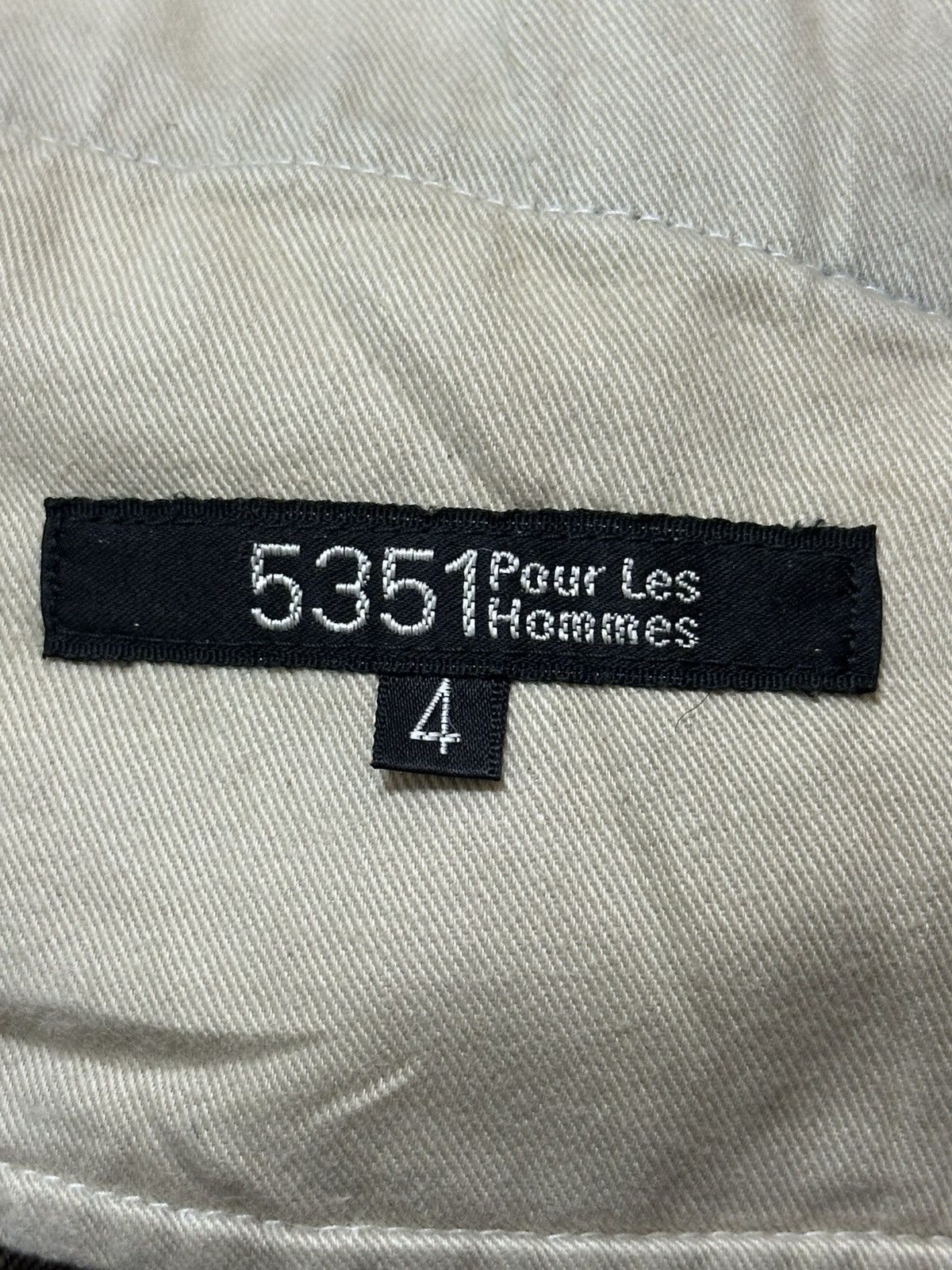 5351 POUR LES HOMMES Vintage Japan 5351 Pour Les Homme Fade Wash Bootcut Wide Leg Size US 33 - 10 Thumbnail