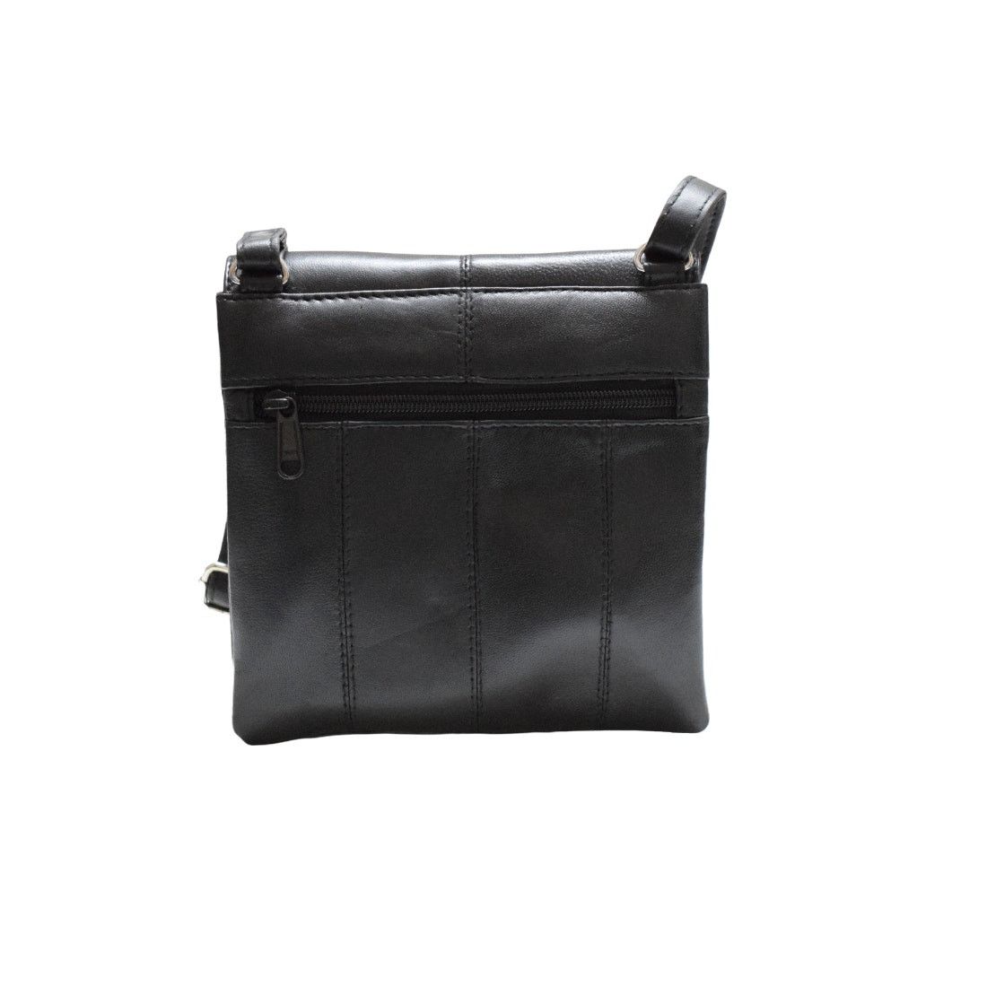 Handmade Brand New Women's Black Leather Crossbody Bag Size ONE SIZE - 2 Thumbnail