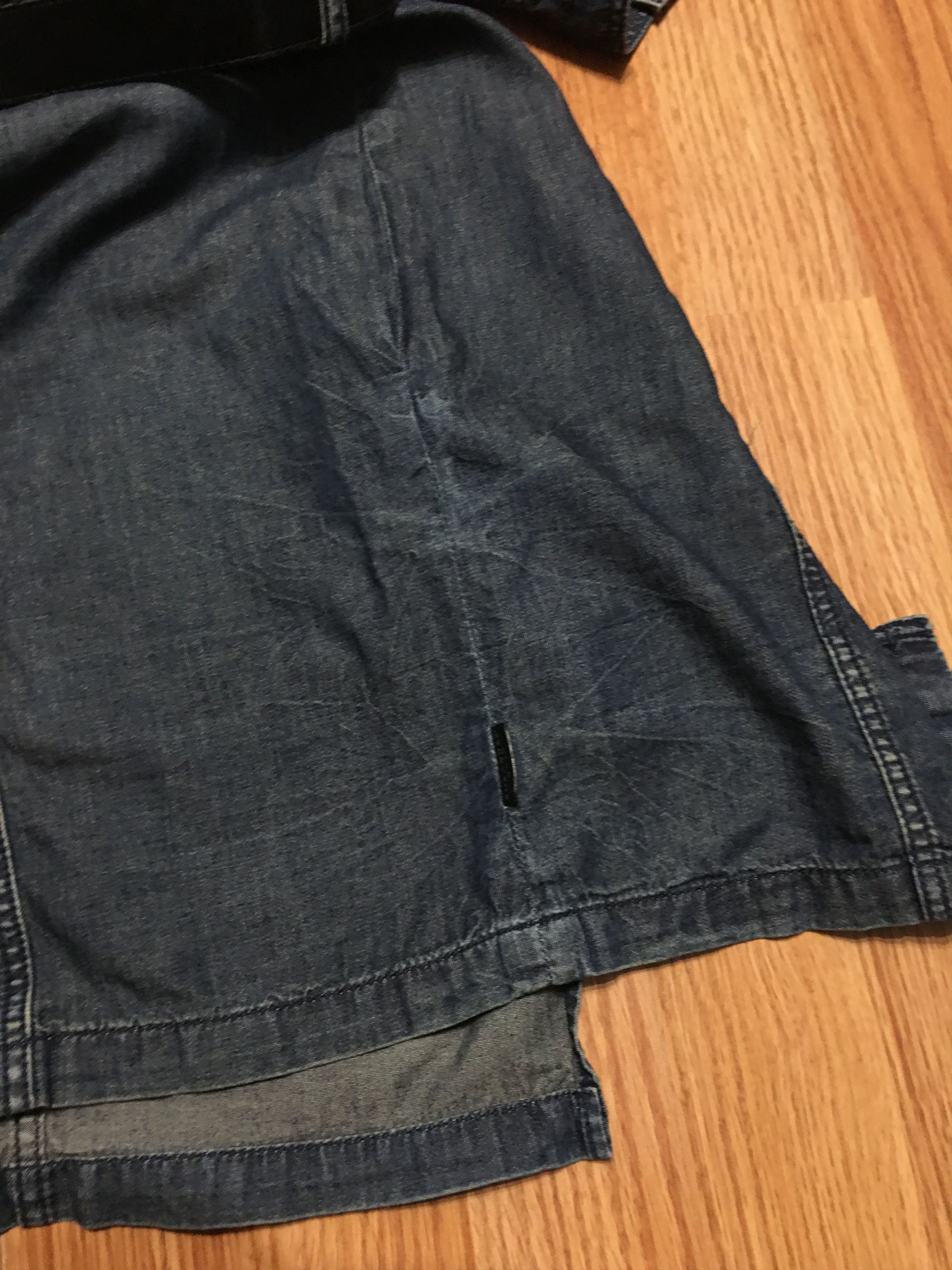 Burberry Burberry Brit Denim Blue Cotton Dress UK8 US6 Size S / US 4 / IT 40 - 10 Thumbnail