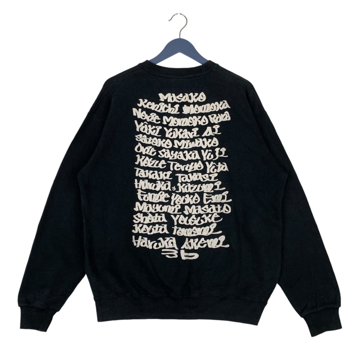 Vintage Vintage Prinstar Printed Crewneck Sweatshirt Black Size US L / EU 52-54 / 3 - 1 Thumbnail