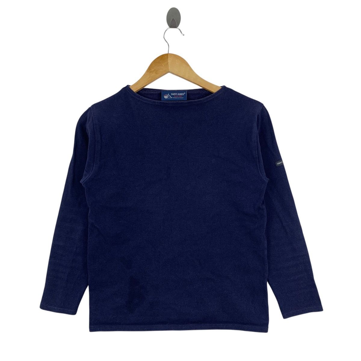 Vintage Vintage SAINT JAMES Depuis 1889 Plain French Brand Tshirt Size US S / EU 44-46 / 1 - 1 Thumbnail