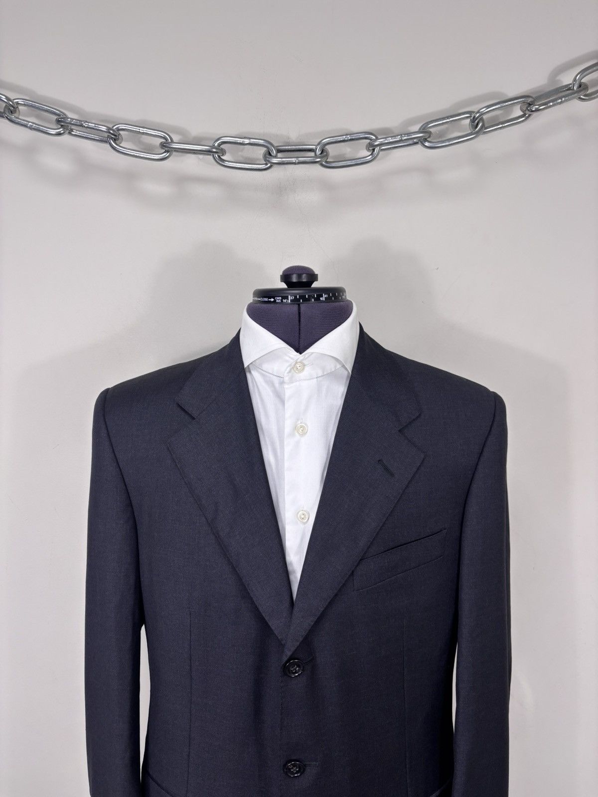 Corneliani Corneliani Linea Sartoria Men’s Grey Wool Blazer Jacket Size 48R - 2 Thumbnail