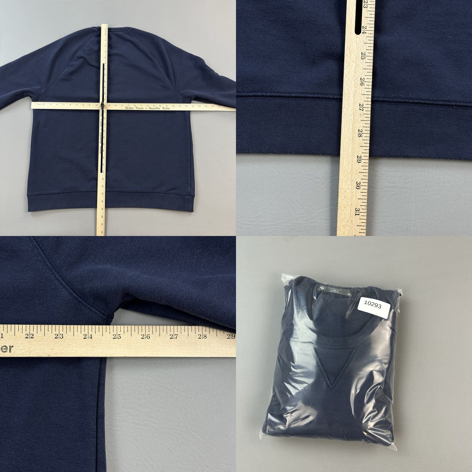 Vintage VINTAGE Members Mark Sweatshirt Women's XL Navy French Terry Crewneck Pullover Active Size XL / US 12-14 / IT 48-50 - 8 Thumbnail
