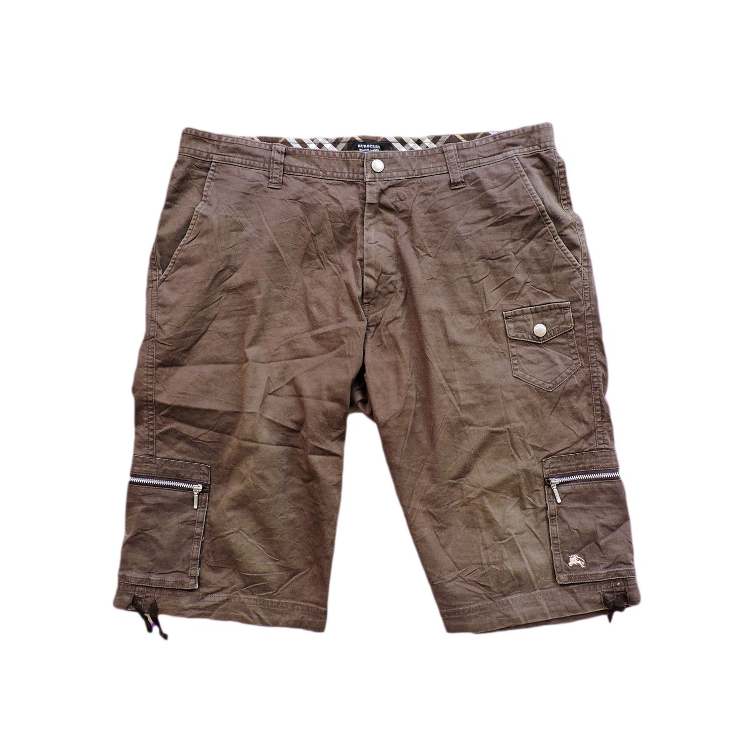 Burberry BURBERRY BLACK LABEL BROWN SHORT PANTS Size US 35 - 1 Thumbnail