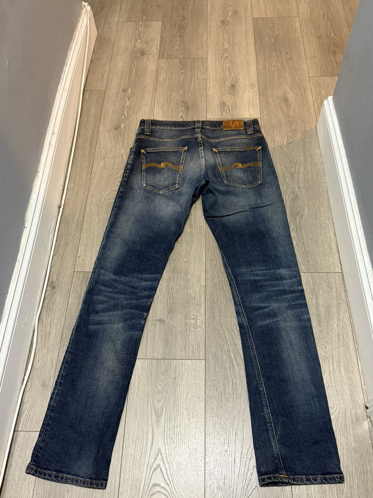 Nudie Jeans Nudie Jeans Grim Tim Twisted Blue Size US 33 - 2 Thumbnail