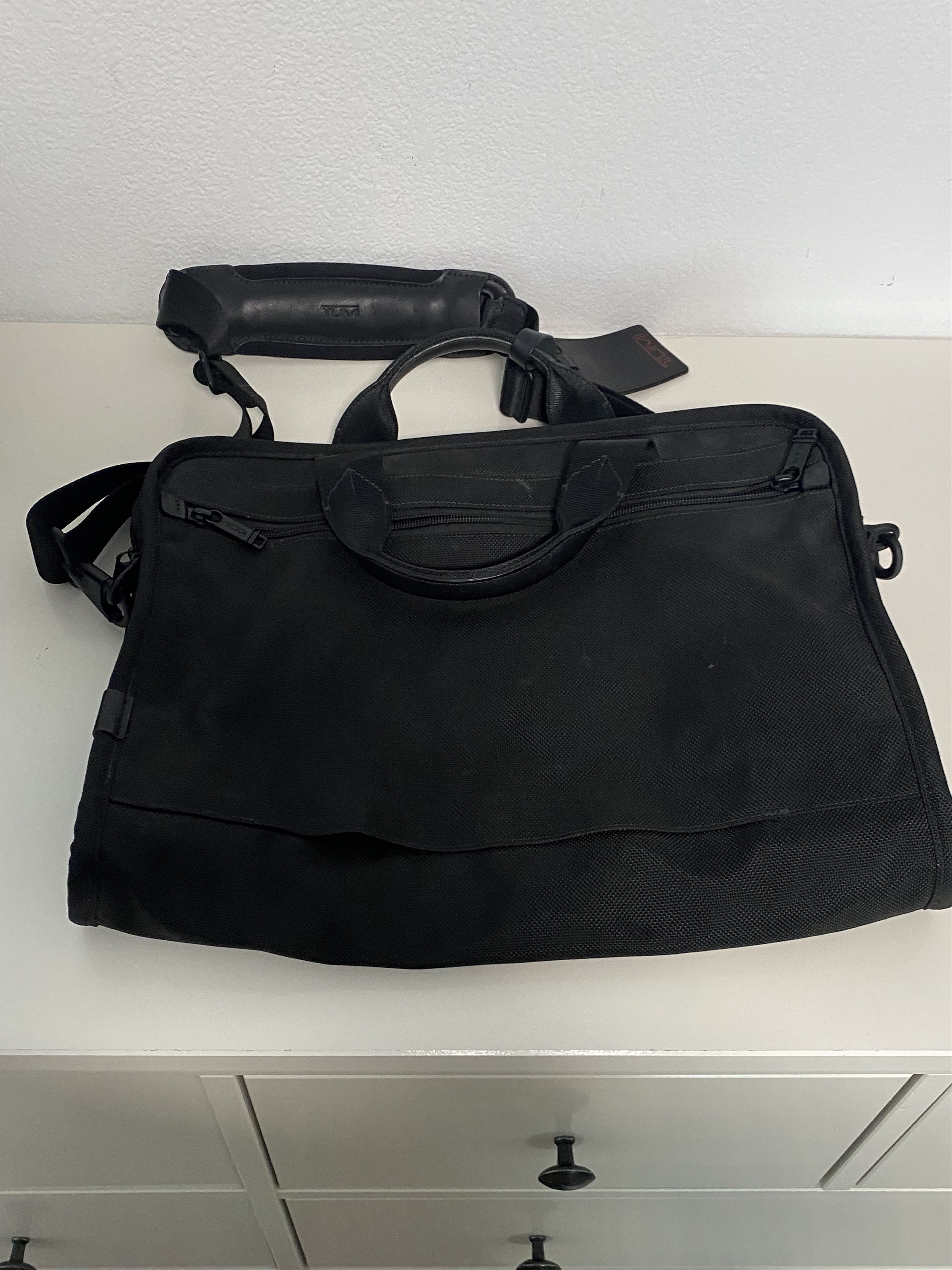 Tumi Tumi Black Nylon Carry On Laptop Shoulder Bag Size ONE SIZE - 3 Thumbnail