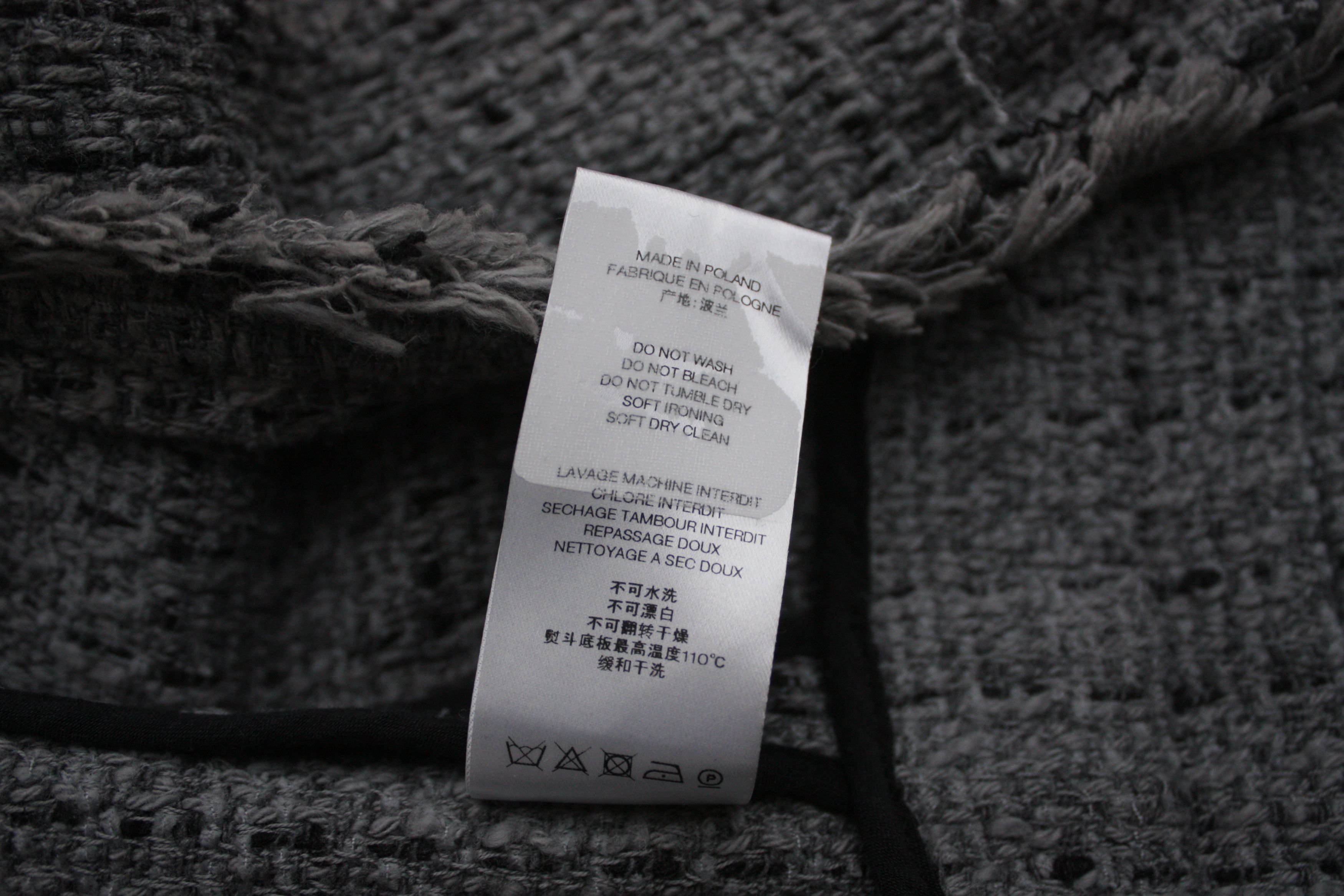 Iro Iro Paris QUANTO Blazer S18 Dark Grey / Black Women's 36 Size XS / US 0-2 / IT 36-38 - 6 Thumbnail