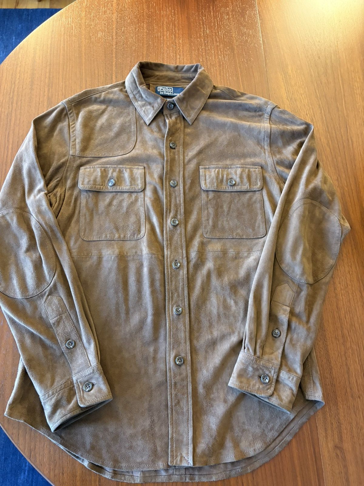 Polo Ralph Lauren POLO RALPH LAUREN SUEDE SHIRT SMALL Size US S / EU 44-46 / 1 - 1 Thumbnail