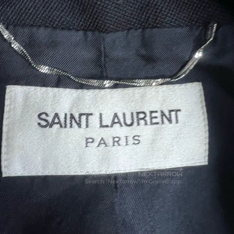 Saint Laurent Paris Saint Laurent Paris Navy Anchor Double-breasted Jacket Size US M / EU 48-50 / 2 - 2 Thumbnail