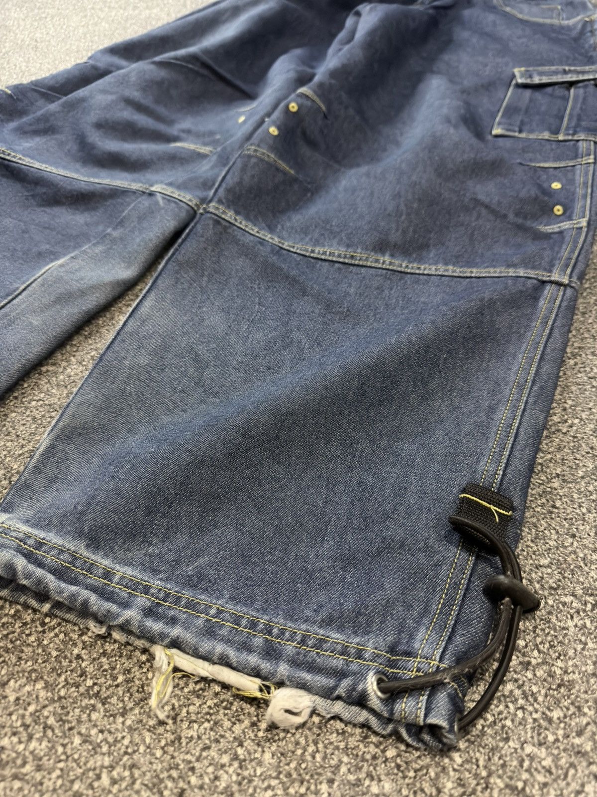 Hypebeast Archive ‼️ Baggy Frerky Soul Massive y2k Heavy Denim Jeans Size US 34 / EU 50 - 6 Thumbnail