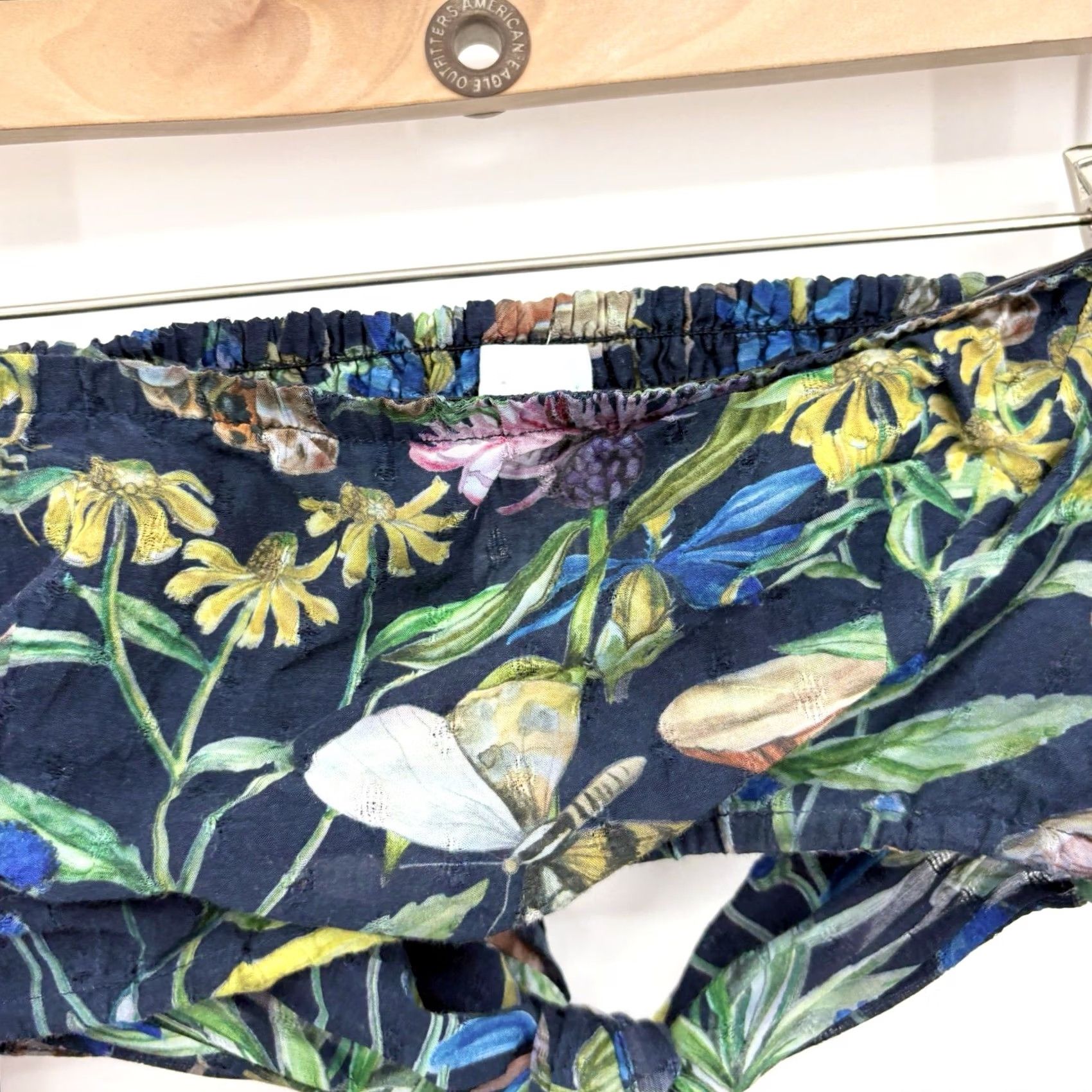 Anthropologie Anthropolgie Tryb Butterfly Fairy Bandeau Top Small Tie Resort Vacation Festival Blouse Cropped Size S / US 4 / IT 40 - 4 Thumbnail
