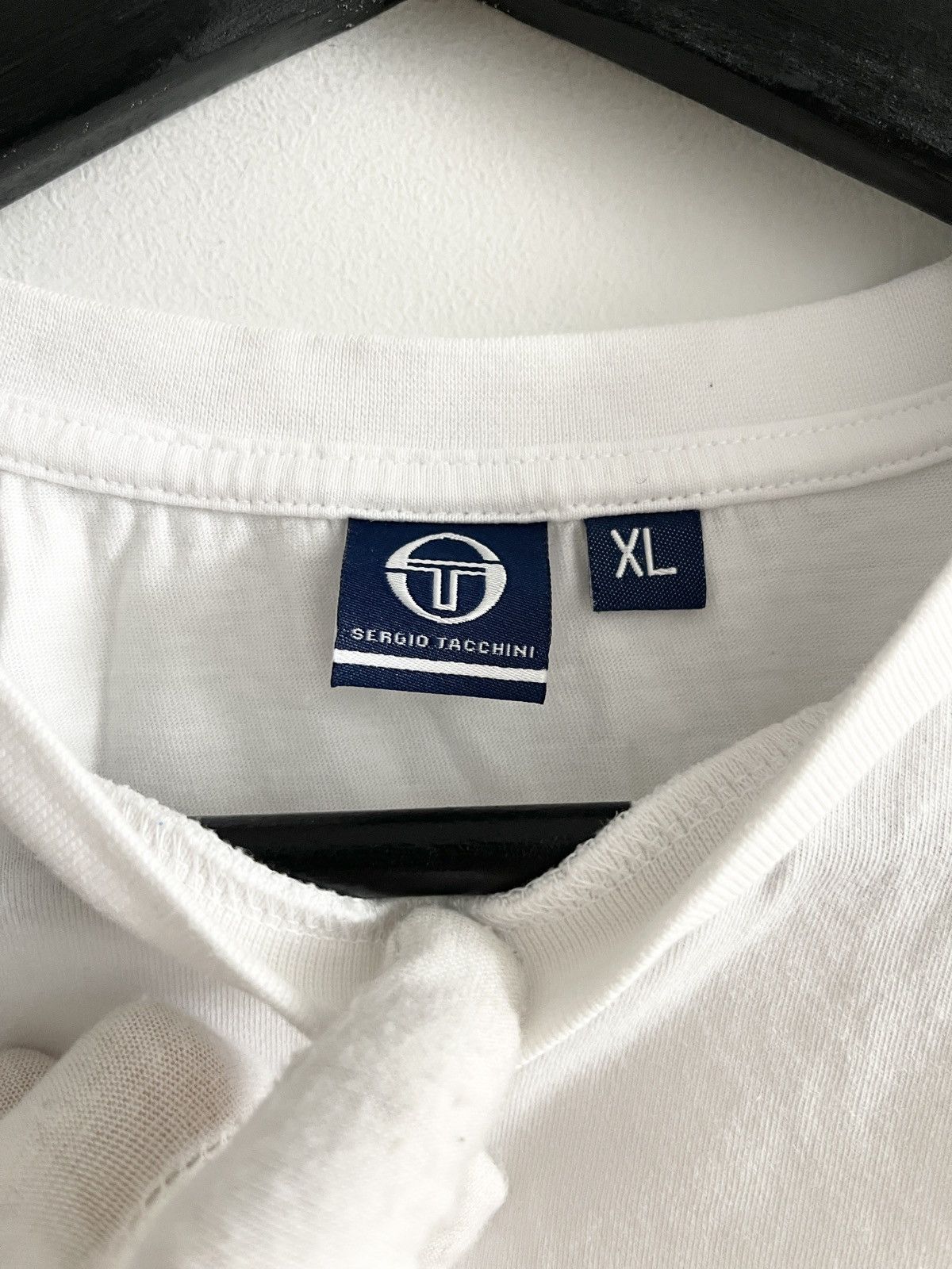 Sergio Tacchini STEAL! 2000s Sergio Tacchini Speed Logo Tee (XL) Size US XL / EU 56 / 4 - 4 Thumbnail