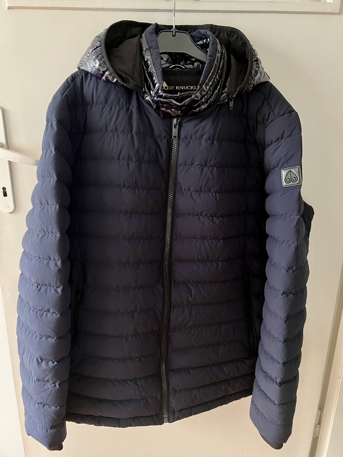 Moose Knuckles Moose Knuckles Rock 2 Navy Blue Down Jacket Sz- XXL Size US XL / EU 56 / 4 - 1 Thumbnail