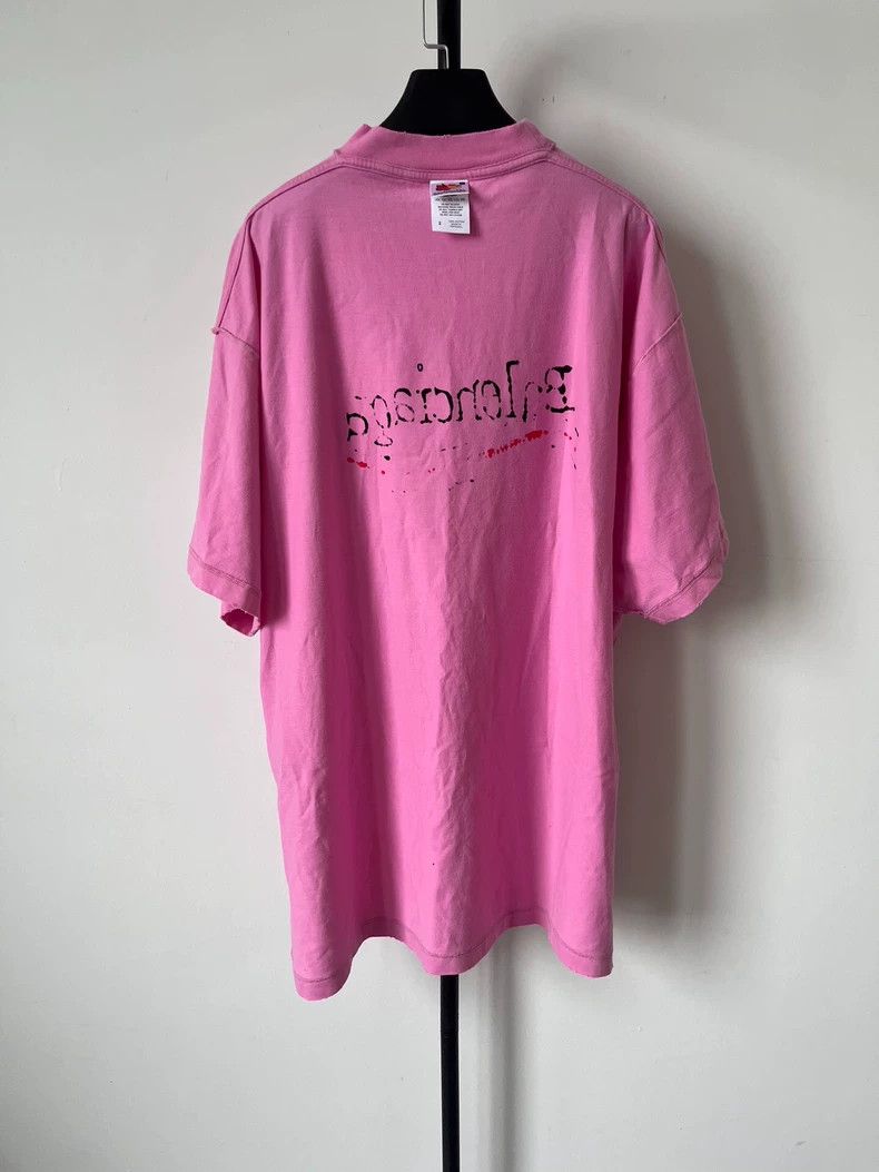 Balenciaga Balenciaga Logo printed pullover T-shirt with short sleeve Size M / US 6-8 / IT 42-44 - 2 Thumbnail