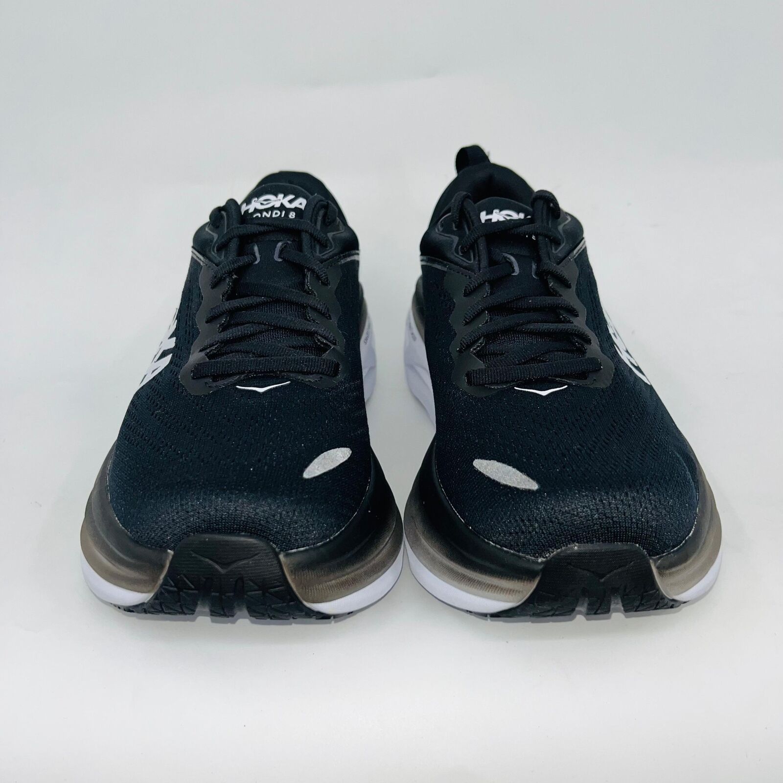 Hoka HOKA WOMENS BONDI 8 WHITE/BLACK MESH RUNNING SHOES SIZE 9.5B Size US 9.5 / IT 39.5 - 2 Thumbnail