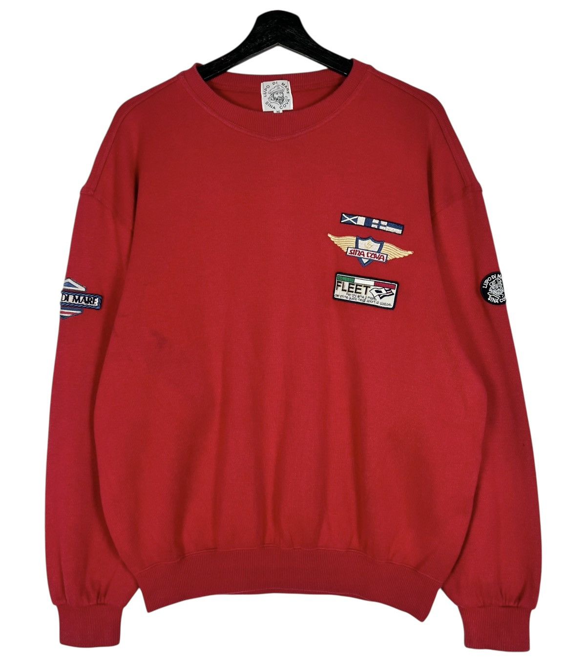 Japanese Brand 90s Vintage Lupo di Mare Sina Cova Sweatshirt Size US M / EU 48-50 / 2 - 1 Thumbnail