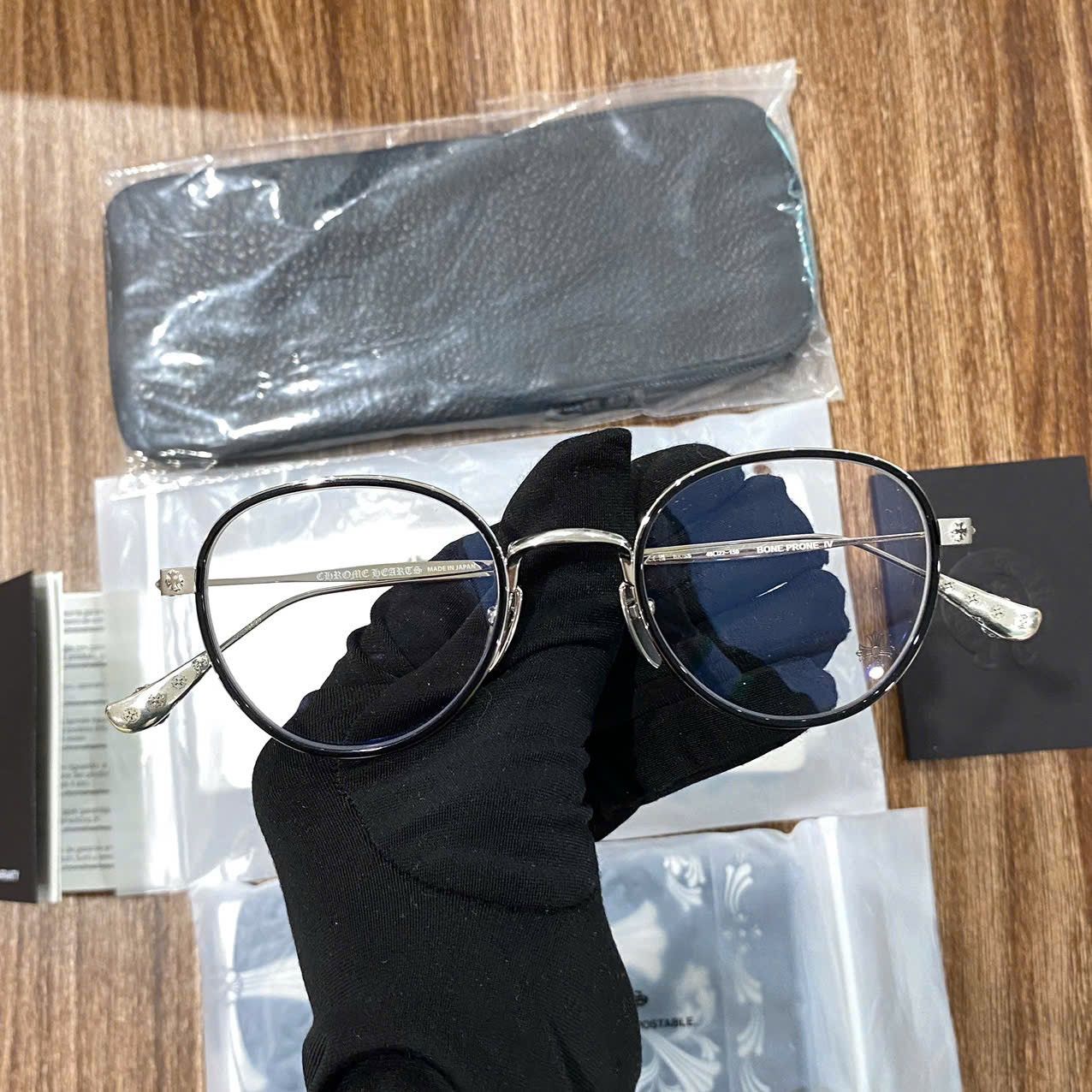 Chrome Hearts CHROME HEARTS BONE PRONE IV EYEGLASSE | Grailed