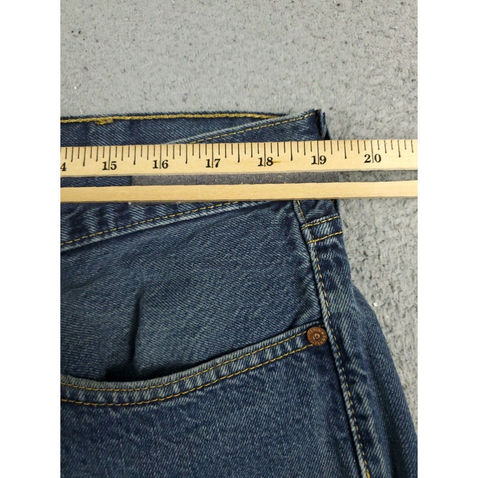 Levi's Levis 559 Relaxed Straight Leg Blue Jeans Mens 38x30 Regular Fit Size US 38 / EU 54 - 4 Thumbnail