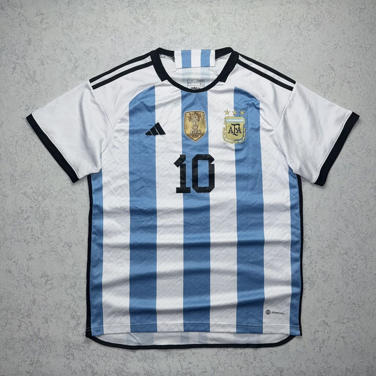 Adidas Adidas 2022/23 Argentina Messi Jersey Size L Size US L / EU 52-54 / 3 - 1 Thumbnail
