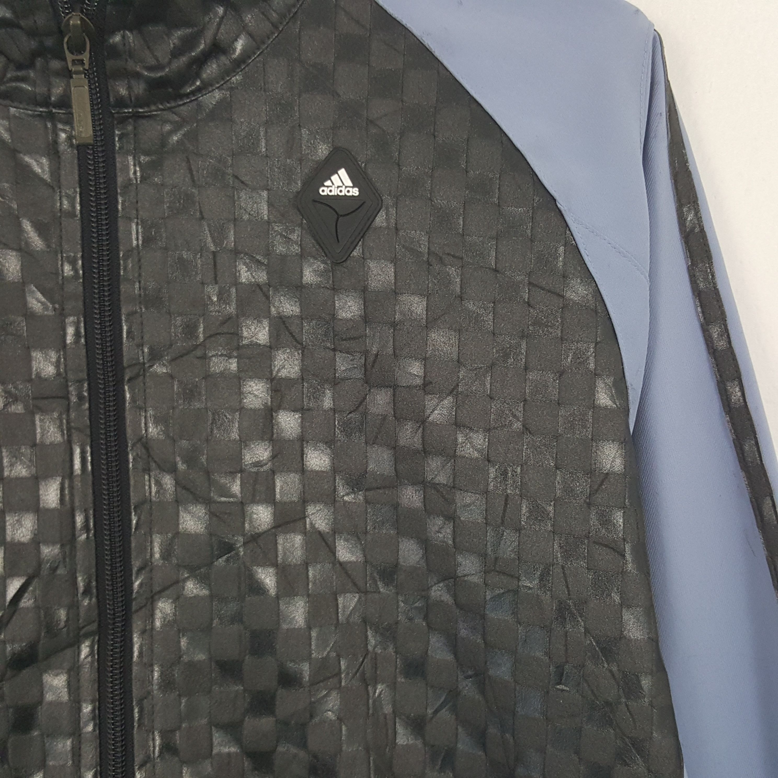 Adidas × Vintage Vintage Adidas x Custom Signature Yohji Windbreaker Jacket Size US L / EU 52-54 / 3 - 4 Thumbnail