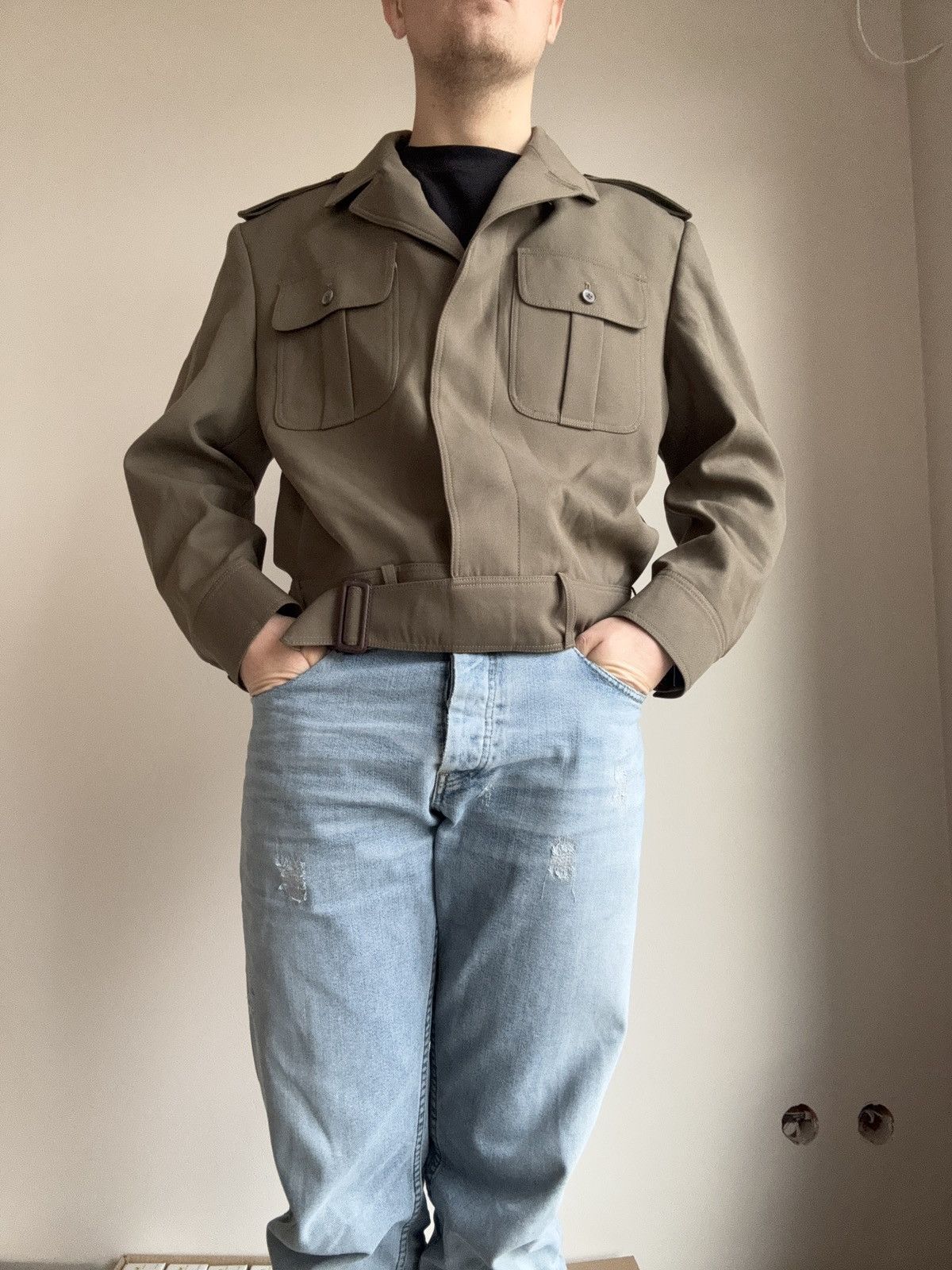 Military Pharell Style Jacket Cropped