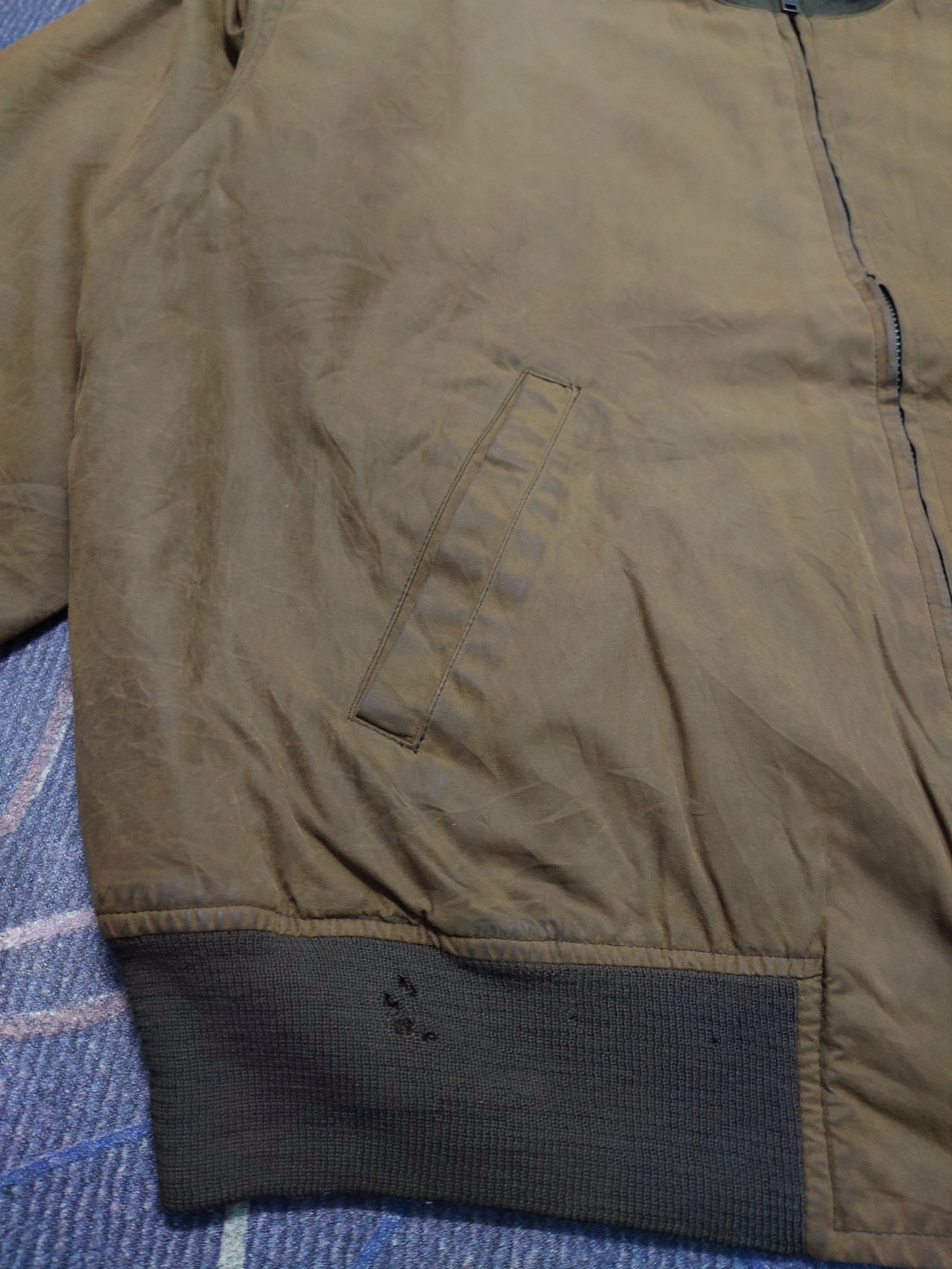 Polo Ralph Lauren Vintage 90s Polo RL Oiled Cotton Bomber Brown Plaid Lined Size US L / EU 52-54 / 3 - 9 Thumbnail