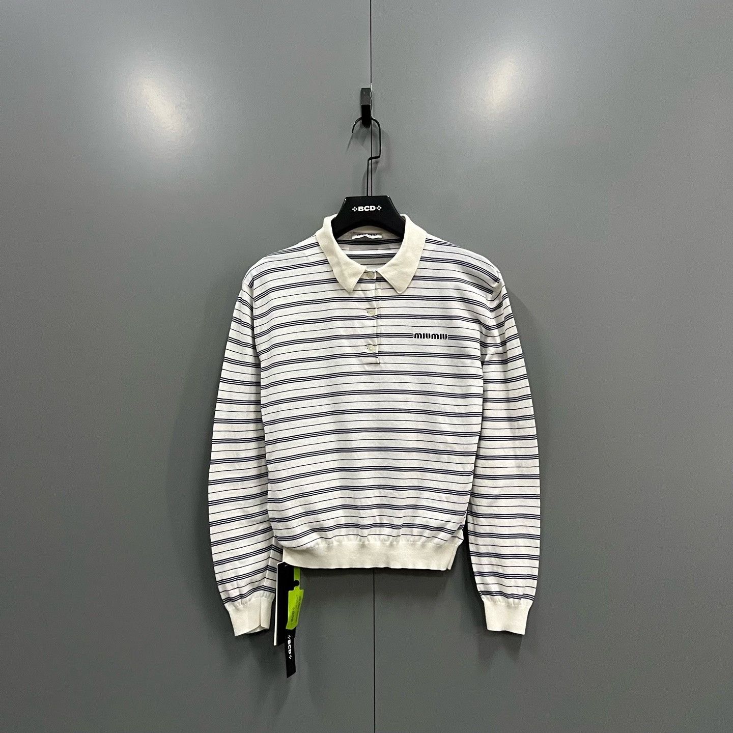 Miu Miu Miu Miu Striped Polo xxs Men Size US XXS / EU 40 - 1 Thumbnail