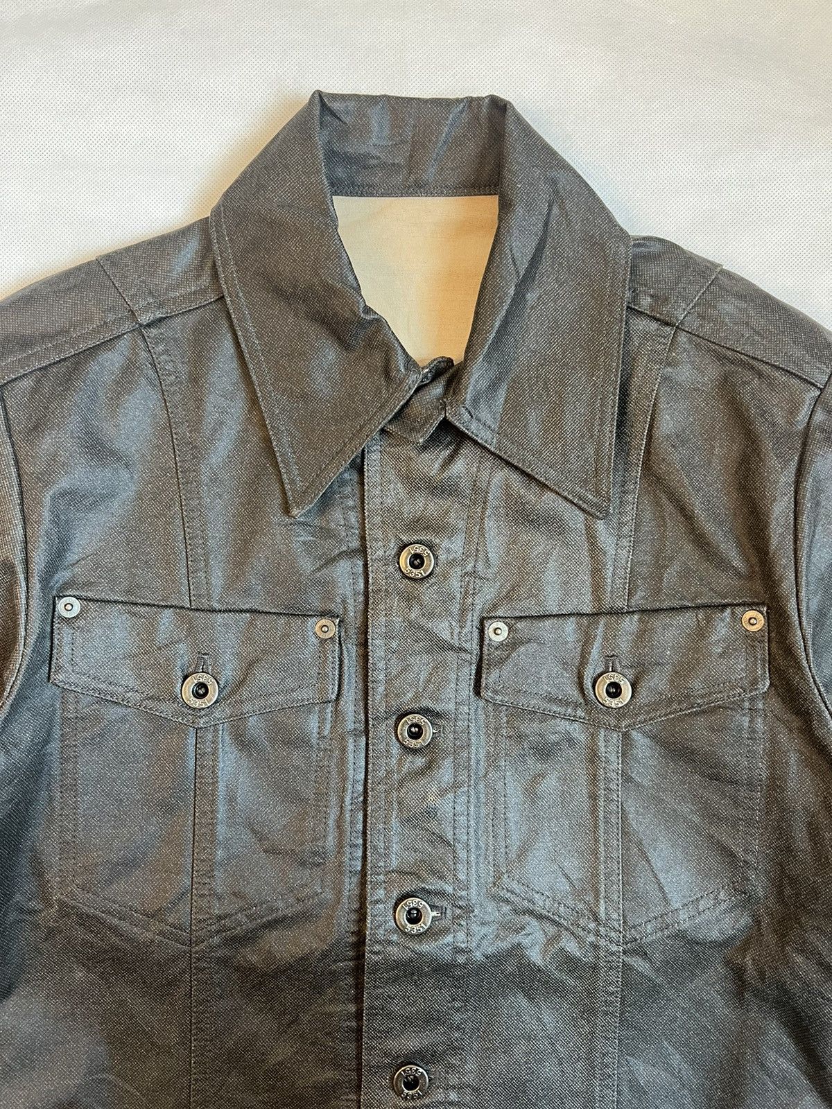 5351 POUR LES HOMMES 5351 Pour Les Hommes Japanese Brand Designer Trucker Jacket Size US M / EU 48-50 / 2 - 7 Thumbnail